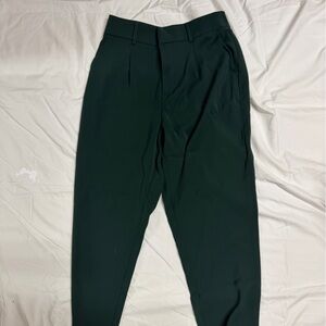 HALARA Forest Green Straight-Leg Trousers
